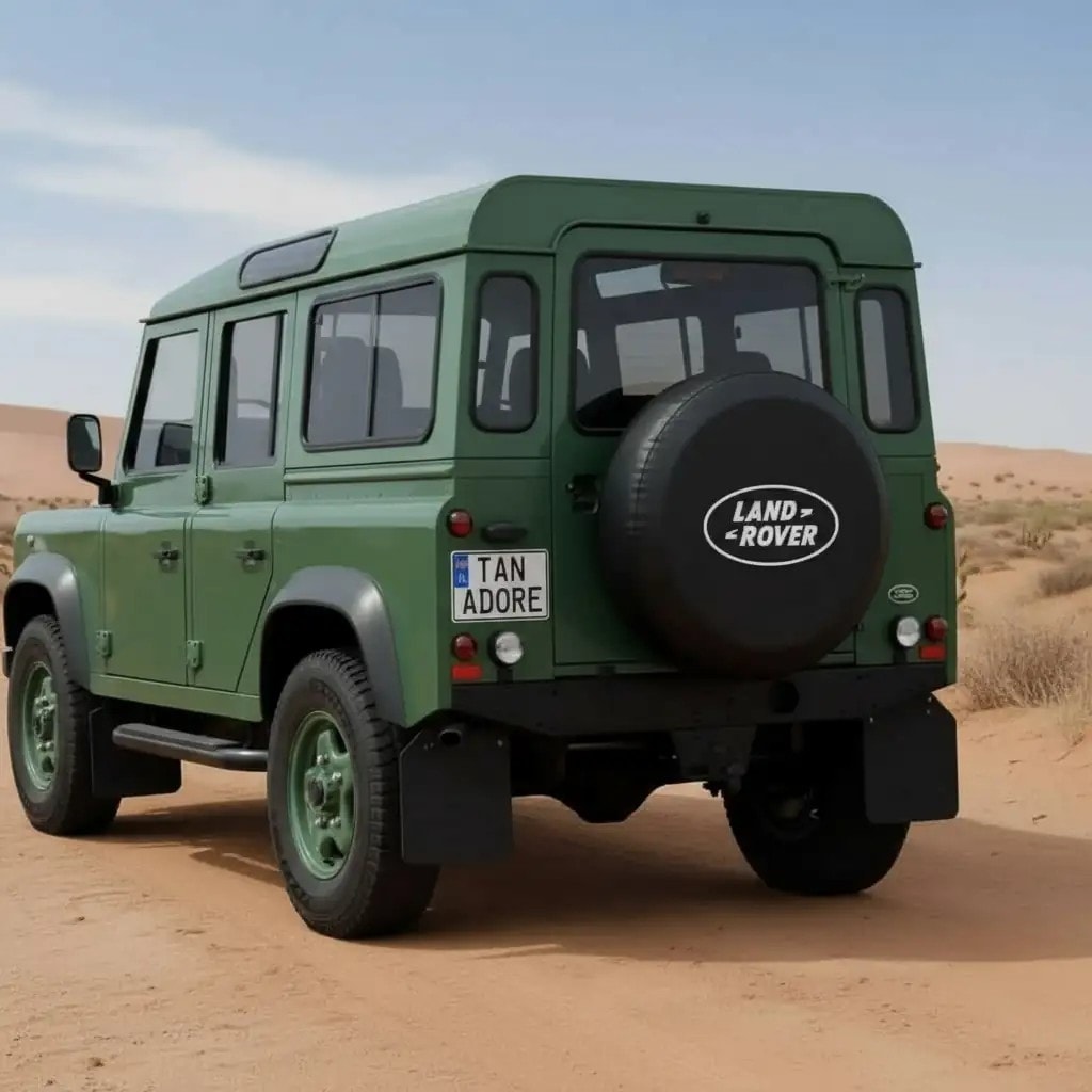 Land Rover Logolu Stepne Kılıfı
